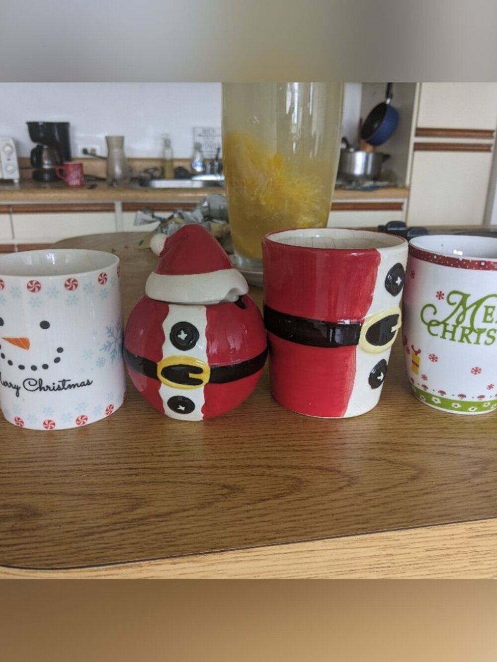 Christmas mugs $10 each together $30